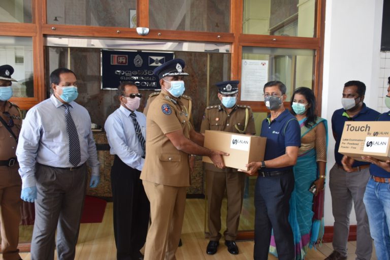 IPA Sri Lanka supports during the Covid-19 Pandemic: by donating Gloves to Sri Lankan Police Force