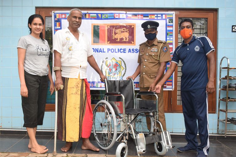Donations of Wheelchairs for disable police officers