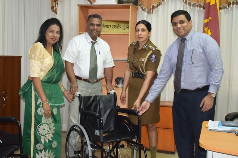Donation of Wheelchairs – Sri Lanka Police Hospital