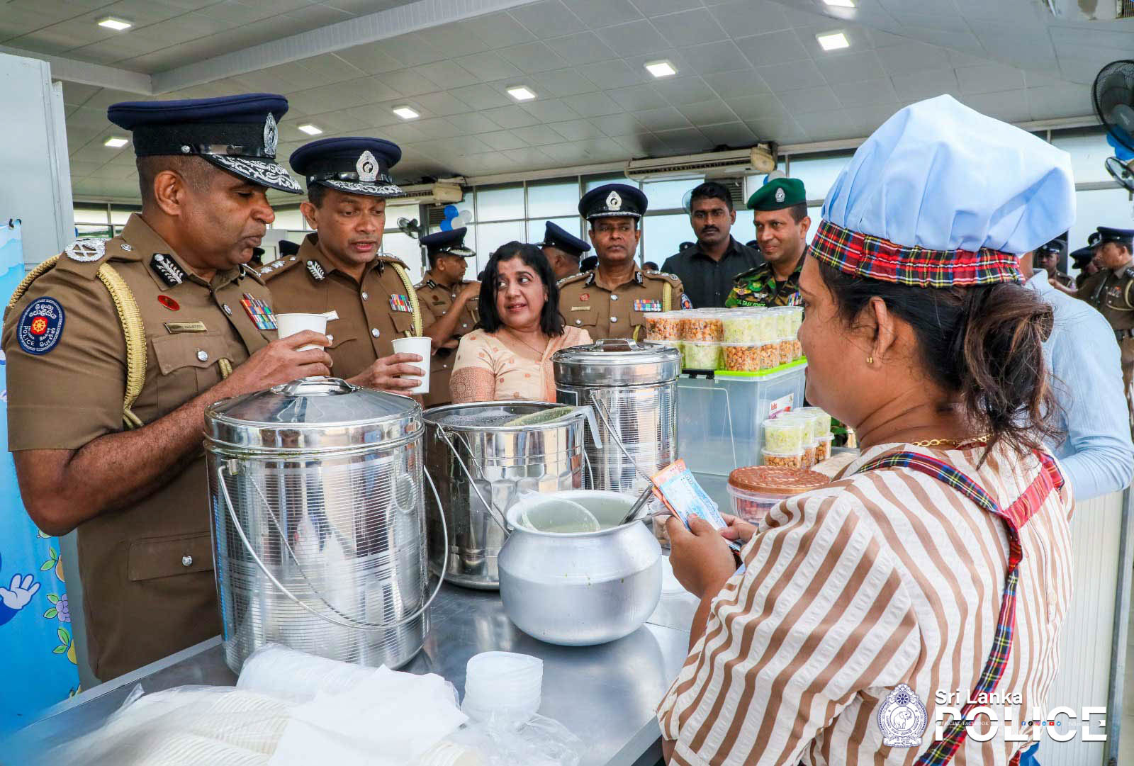 The newly renovated cafeteria at the Police Headquarters has been officially opened